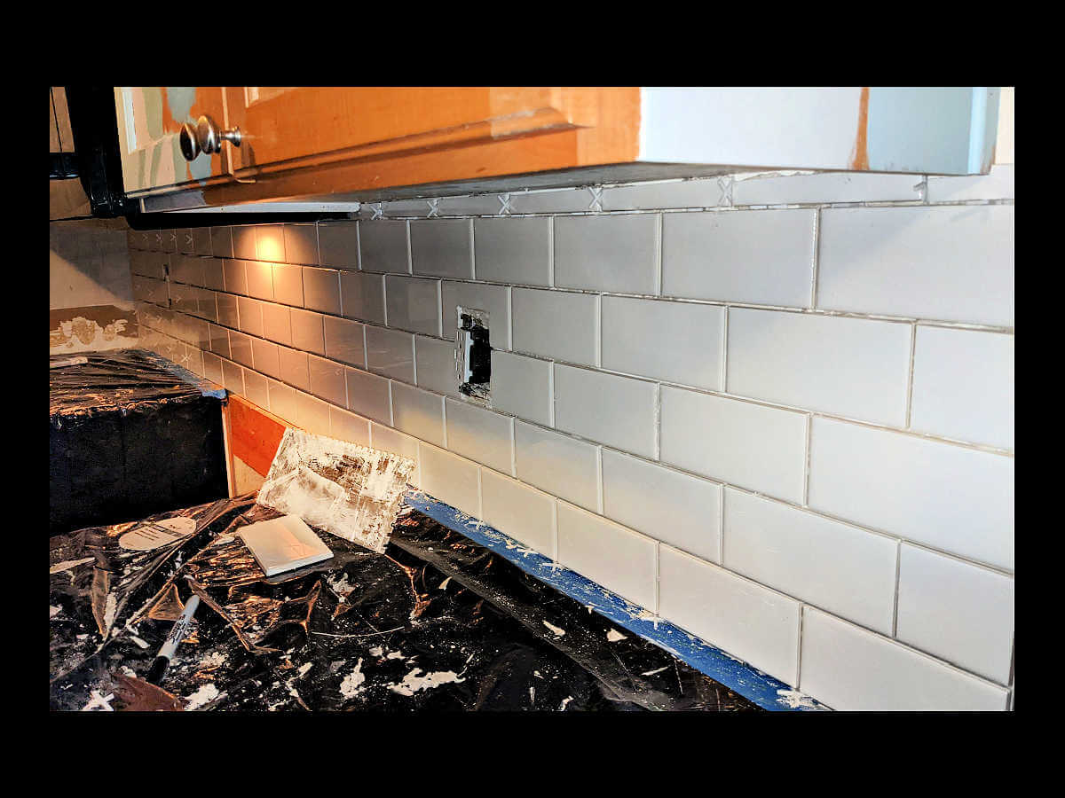 Tiling a Kitchen Backsplash