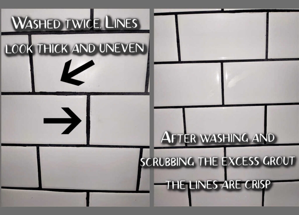 Crisp Grout Lines