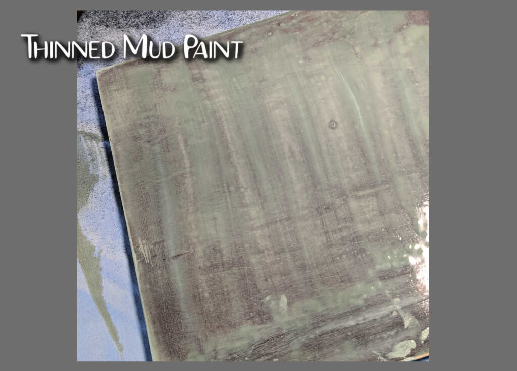 Mud Paint Thinned